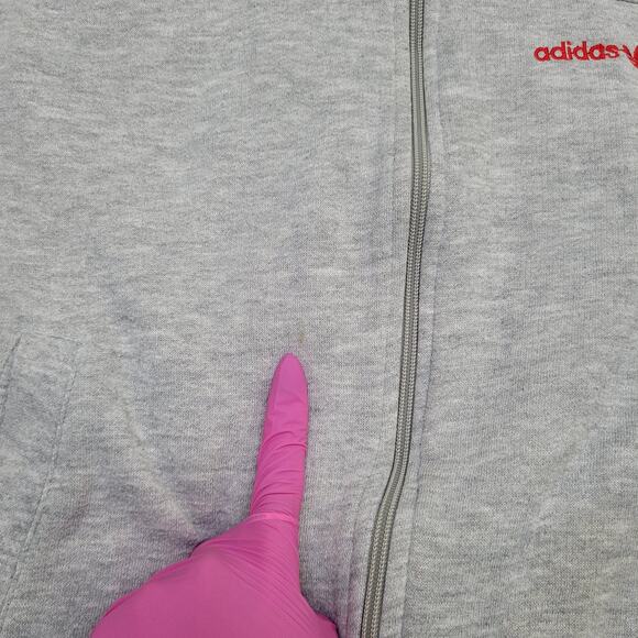 Vintage ADIDAS Cropped Track Jacket Womens M/L 20x22 Boxy - Picture 3 of 14